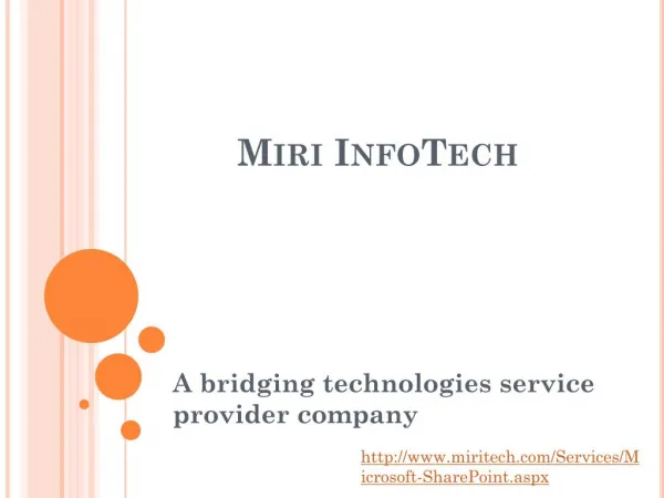 A Share Point Development company - Miri Infotech