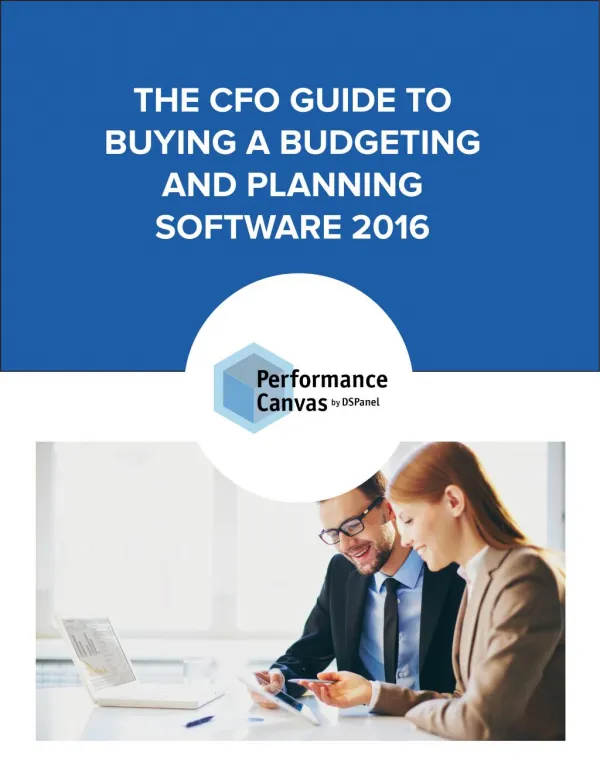 CFO Guide To Buying A Budgeting And Planning Software