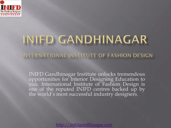 Fashion and Interior Design Institute Gujarat