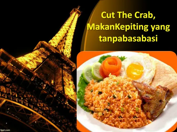 Best Seafood Jakarta with Cuthecrab.com