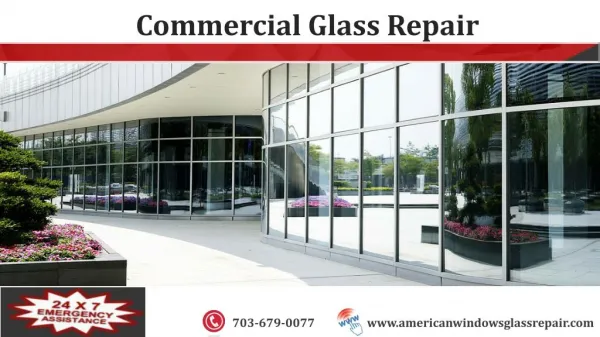 Qualities Desirable in Commercial Glass Repair Expert