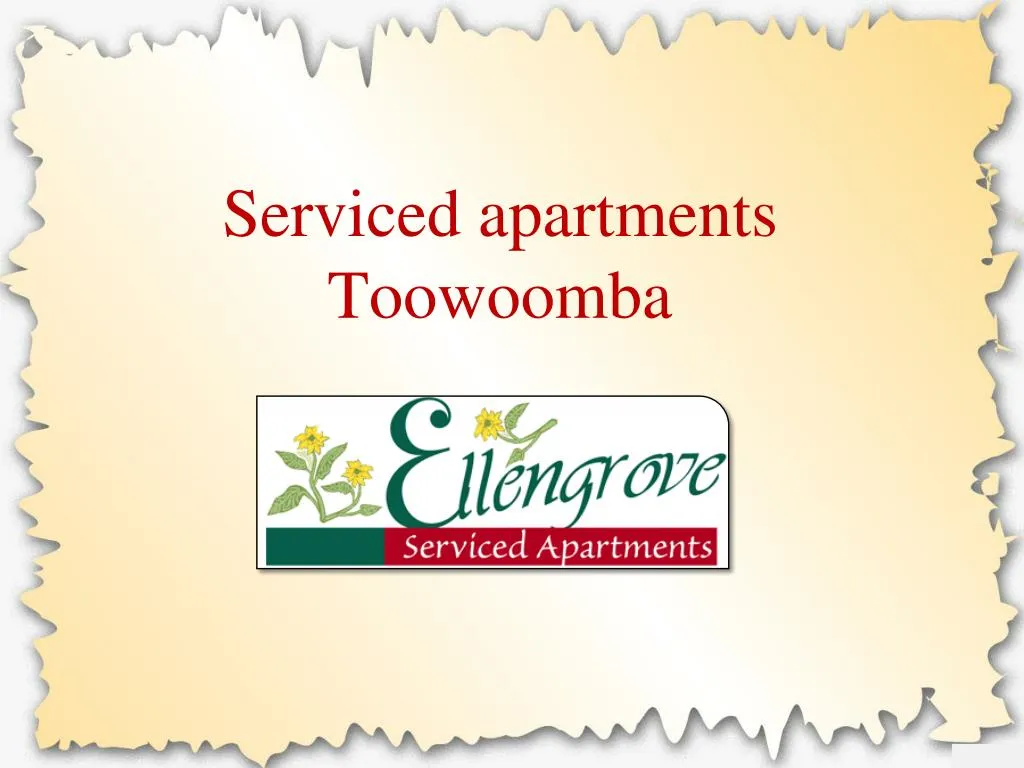 serviced apartments toowoomba