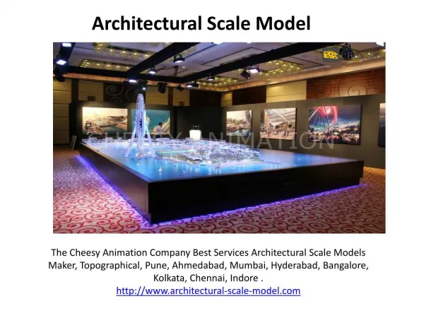 Architect scale model