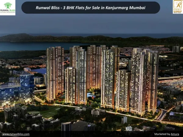 Runwal Bliss - 3 BHK Flats for Sale in Kanjurmarg Mumbai