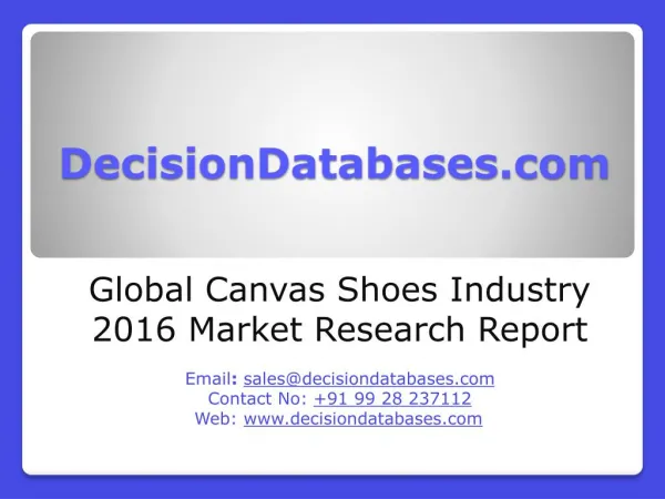 Global Canvas Shoes Industry Key Manufacturers Analysis 2021