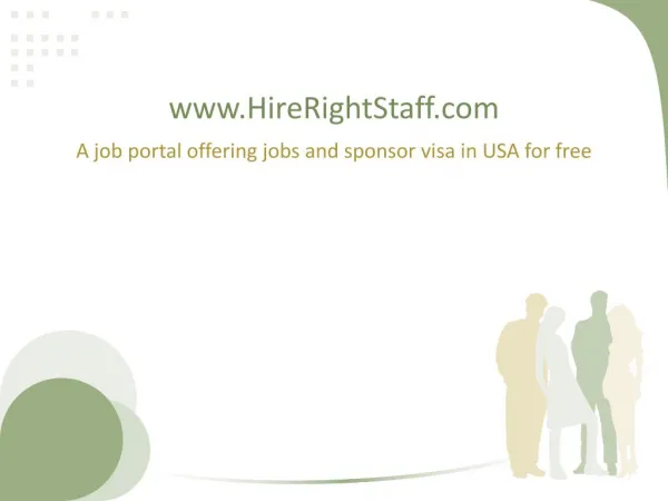 A Job Portal Offering Jobs and Sponsor Visa in USA for Free