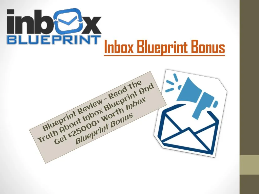 inbox blueprint bonus