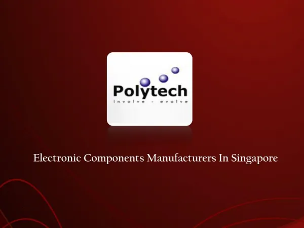 Electronic Components in Singapore
