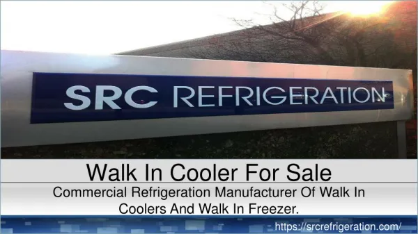 Walk In Cooler For Sale