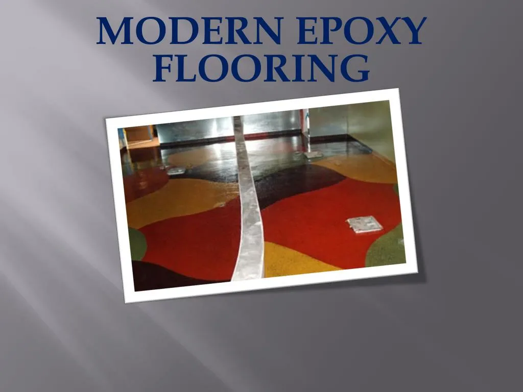 modern epoxy flooring