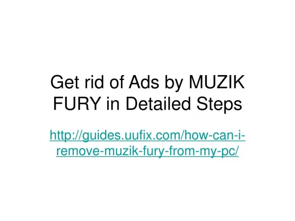 Get rid of ads by muzik fury in detailed steps