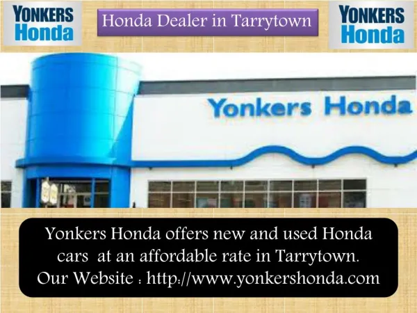 Yonkers Honda - One of the Best Tarrytown Honda Dealers