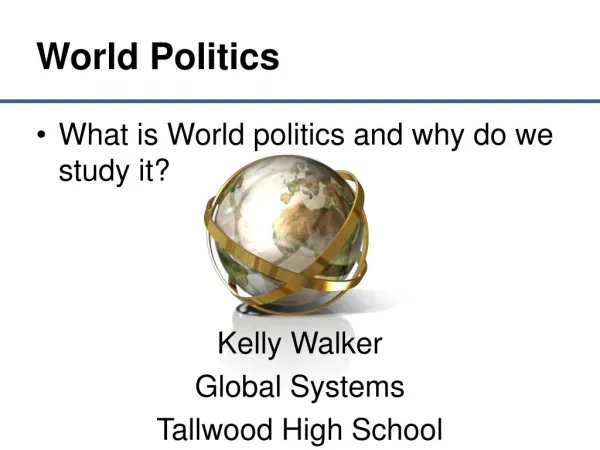 The world politics foundation