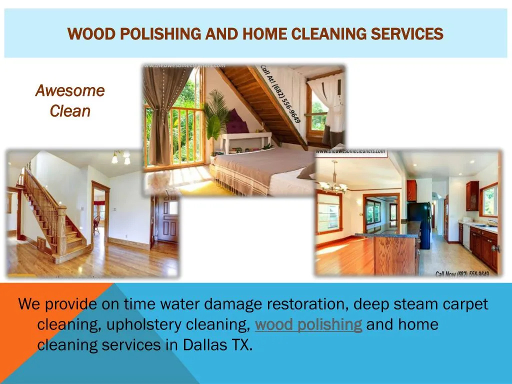 wood polishing and home cleaning services
