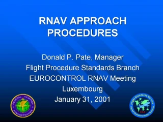 RNAV APPROACH PROCEDURES - slide 1