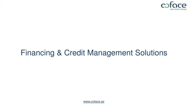 Finance & Credit Management Solutions