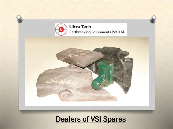 Dealers of VSI Spares - Ultratech