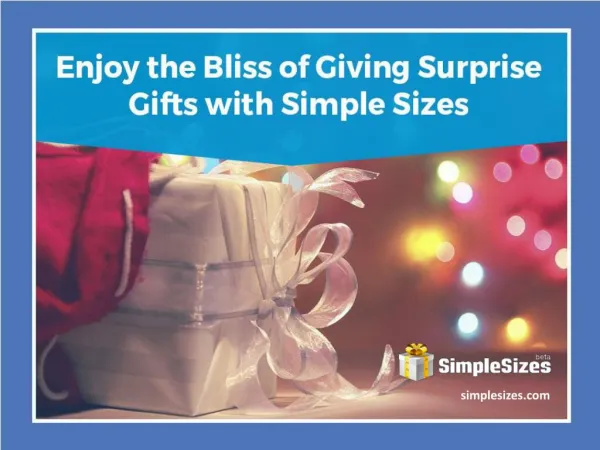 Easy Way to Send and Receive Surprise Gifts