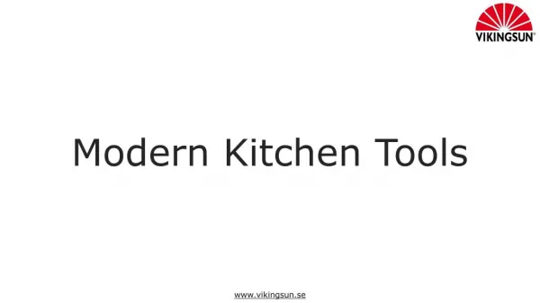 Modern Kitchen Tools