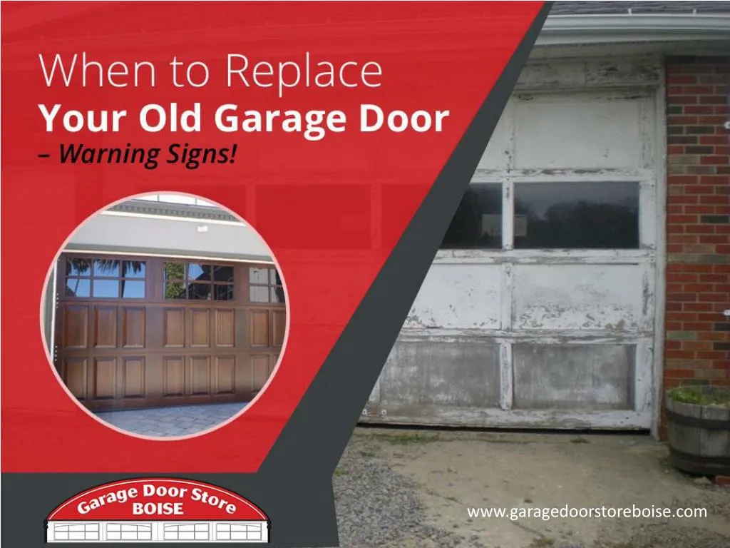 when to replace your old garage door warning signs