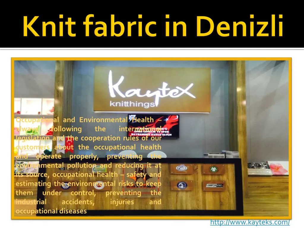 knit fabric in denizli