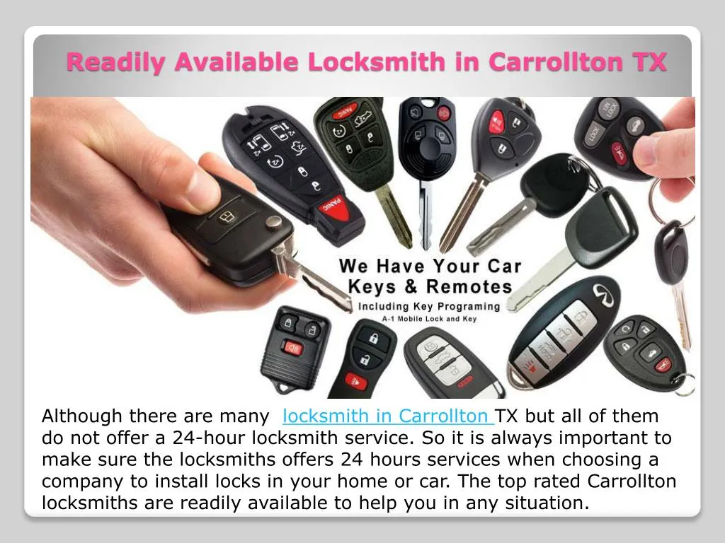 readily available locksmith in carrollton tx