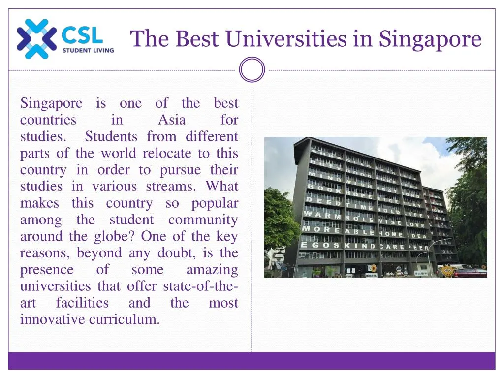 the best universities in singapore