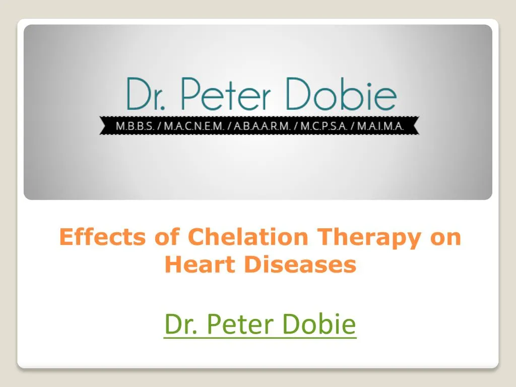 effects o f chelation therapy on heart diseases