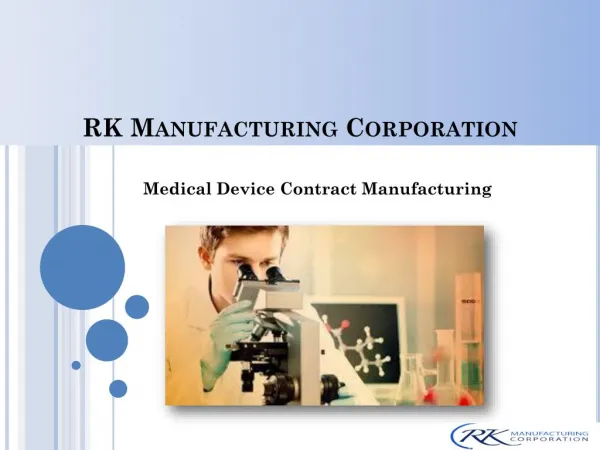 Medical Device Contract Manufacturing