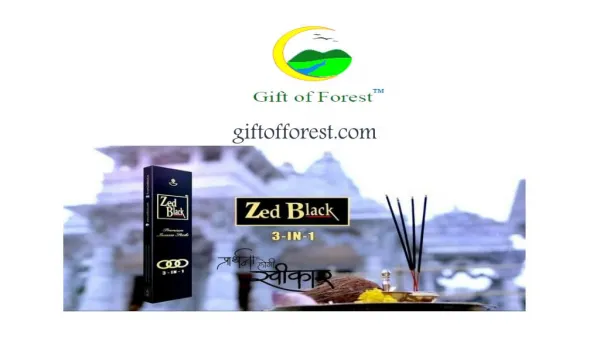 Buy premium incense sticks (gift of forest)
