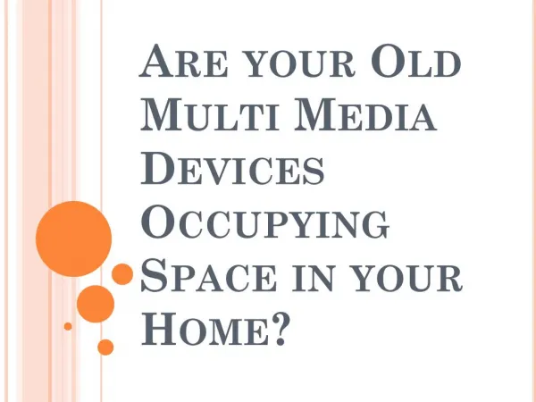 Multi Media Devices Recycling