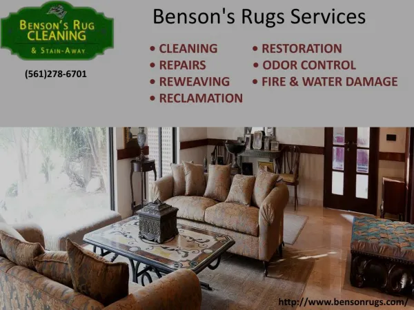 Benson Rugs: 14 STEP CLEANING PROCESS
