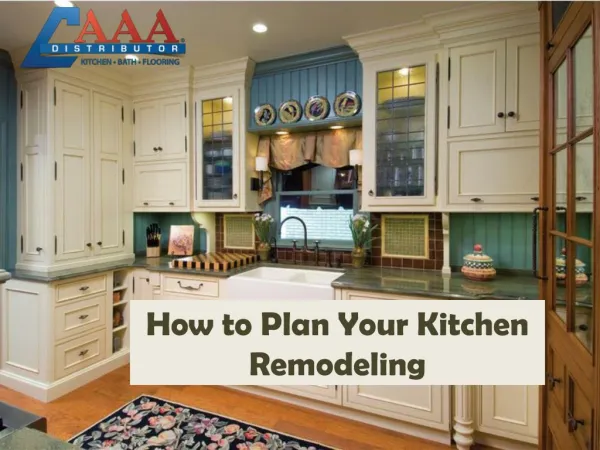 How to plan kitchen remodeling