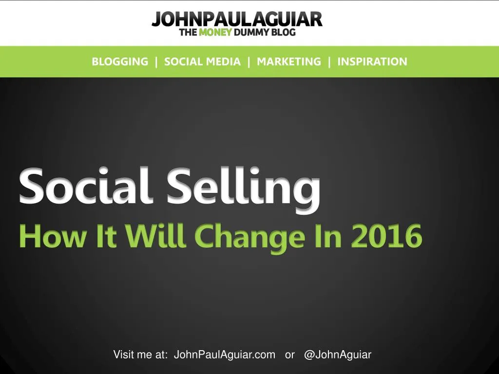 social selling how it will change in 2016