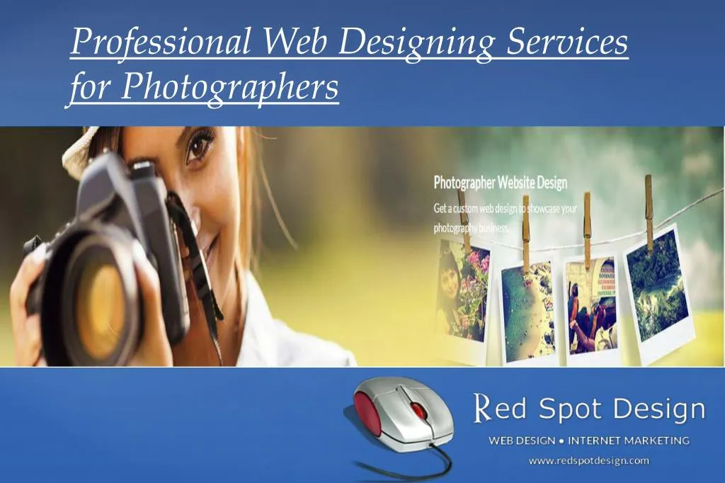 professional web designing services for photographers