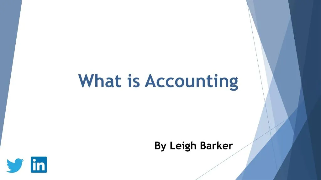 what is accounting