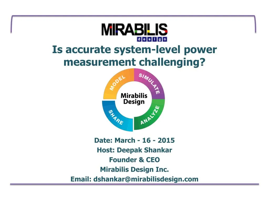is accurate system level power measurement challenging
