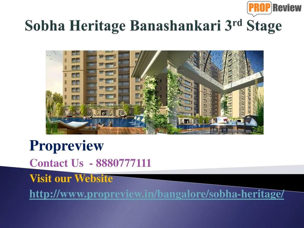 sobha heritage banashankari 3 rd stage