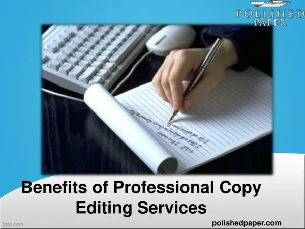 Benefits of professional copy editing services