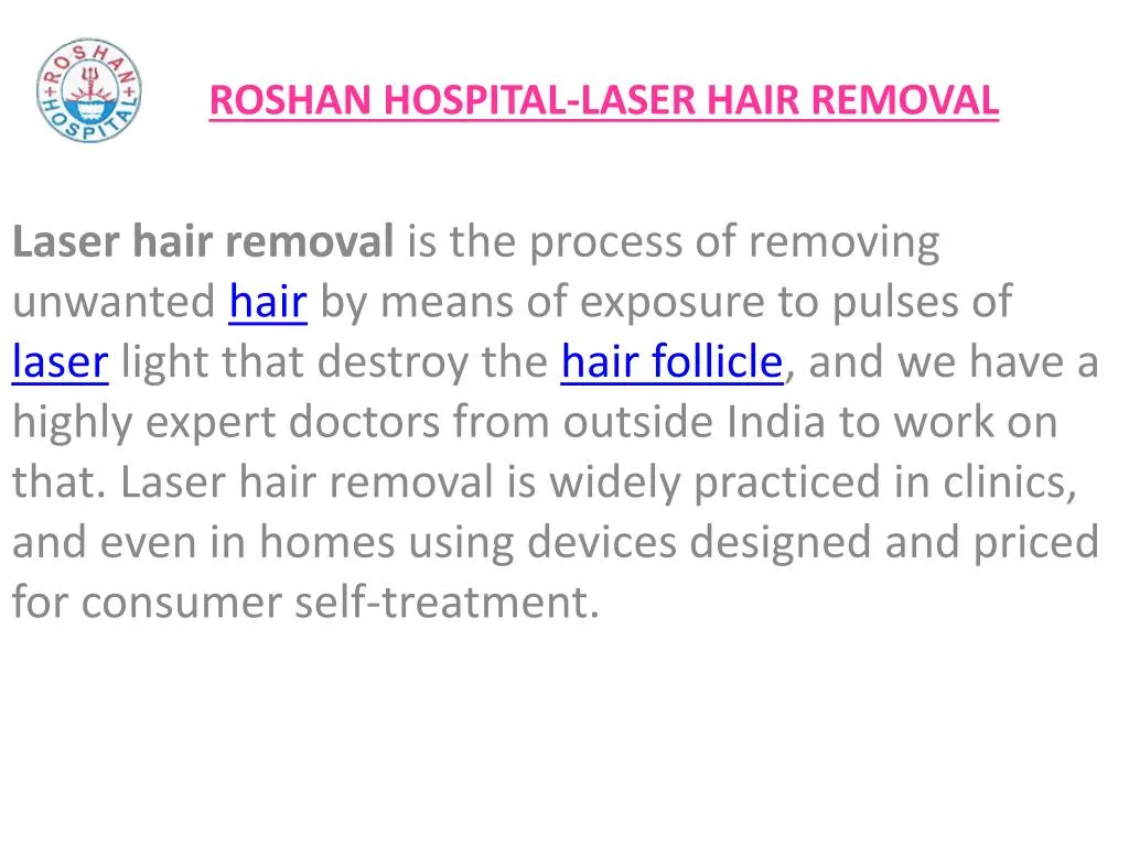 roshan hospital laser hair removal