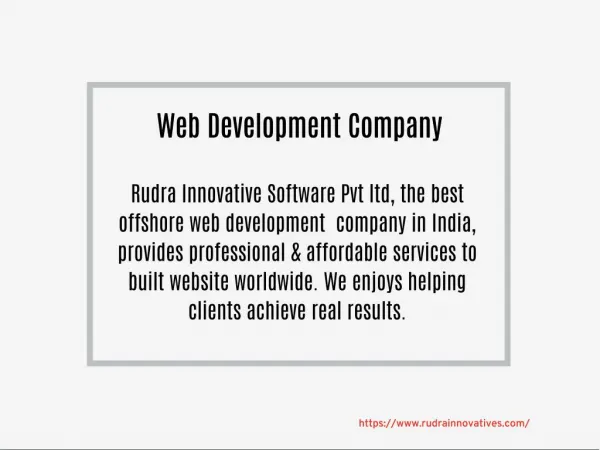 Rudra Innovative Software Pvt Ltd