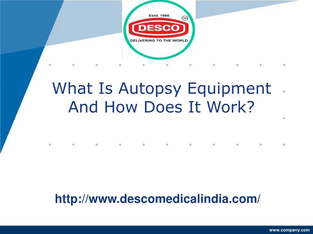 what is autopsy equipment and how does it work