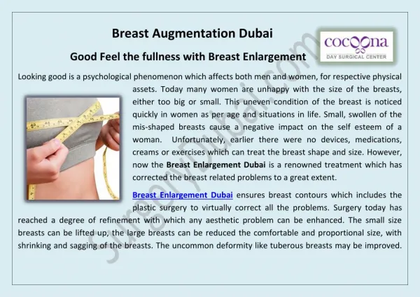 Breast Augmentation dubai