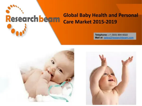 Global Baby Health and Personal Care Market 2015-2019