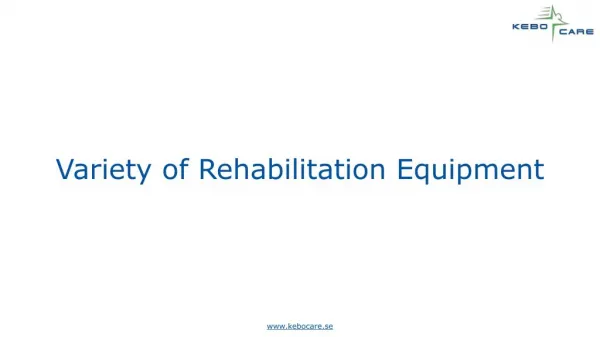 Rehab Equipment to Recover Fast