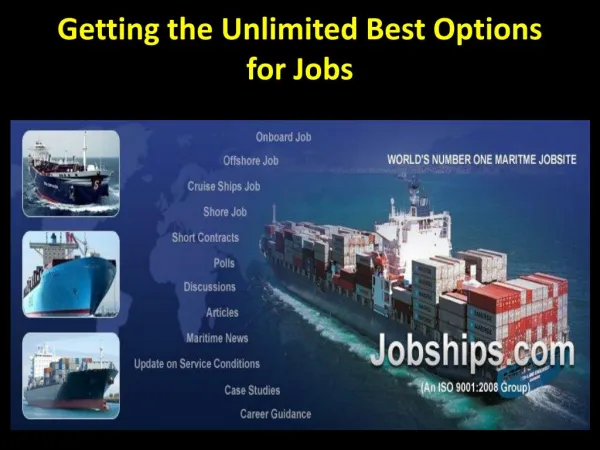 Getting the Unlimited Best Options for Jobs