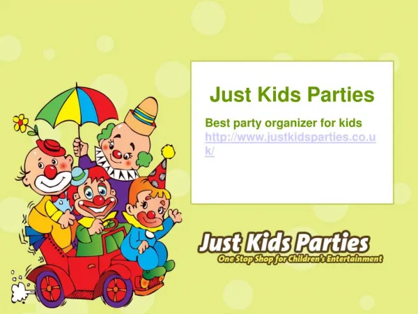 Children's Party Entertainment | Party Entertainment For Kids - Just Kids Parties