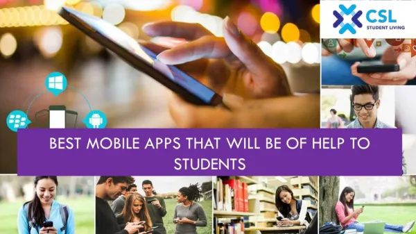 Best Mobile Apps that will be of help to Students