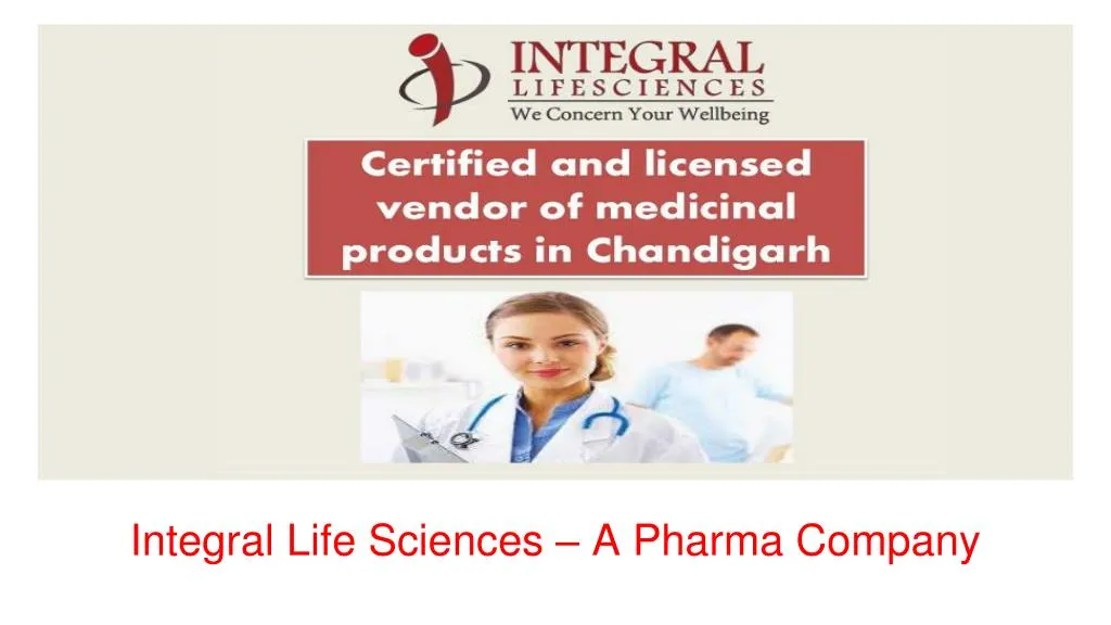 integral life sciences a pharma company