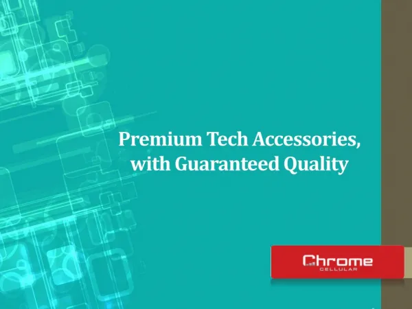 premium tech accessories with guaranteed quality